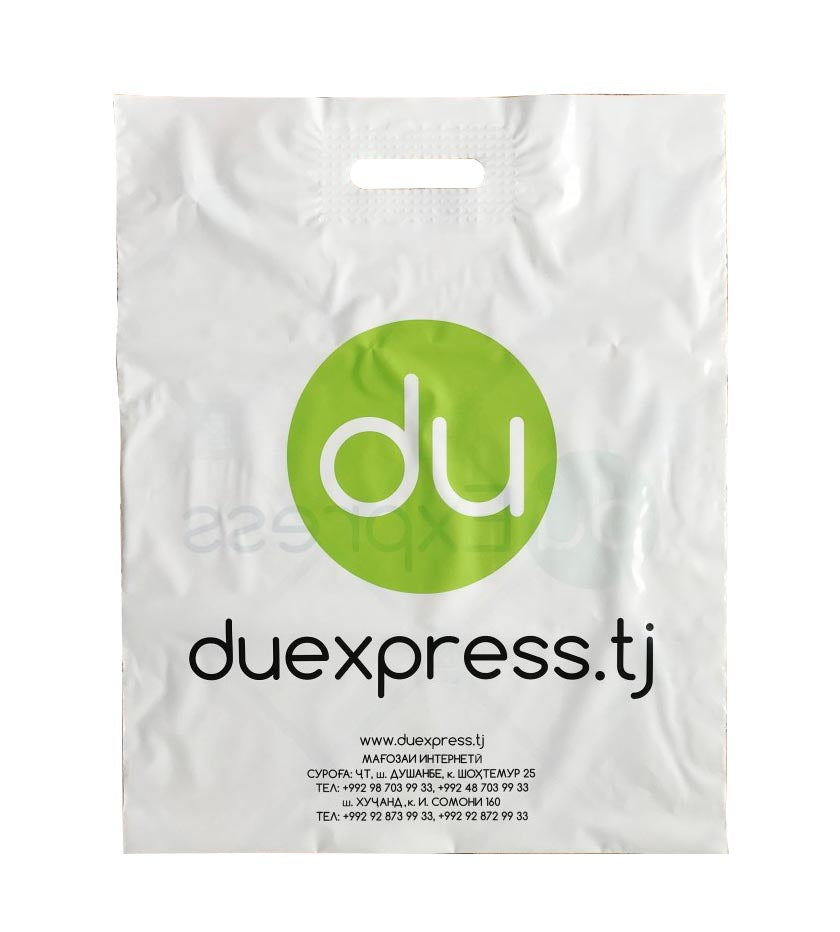 Die Cut Handle Plastic Bag