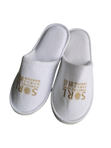 Unisex Closed Toe Spa Slippers