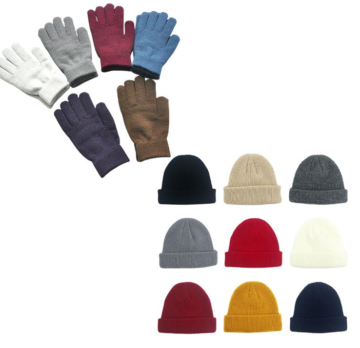 Cap And Gloves For Adult