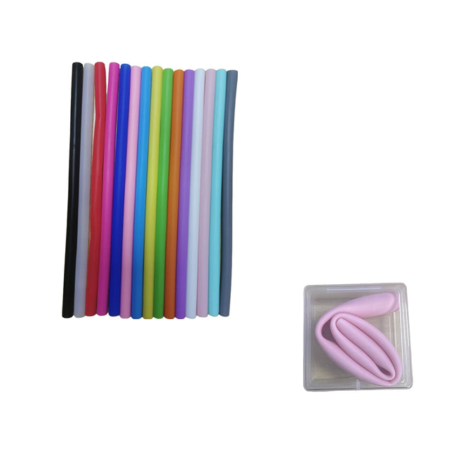 Silicone Straw With Case