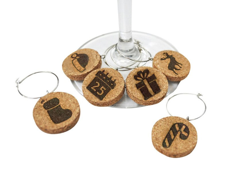 Wine Glass Rings Tag