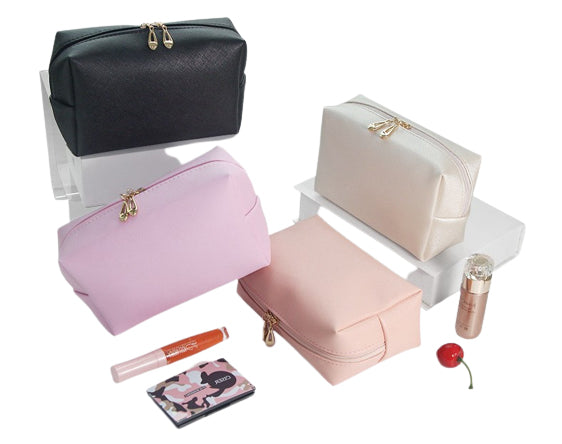 Pu Leather Cosmetic Pouch Makeup Bag