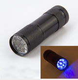 Mini Detection 9 Led Uv Violet Flashlight