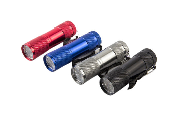 Mini Detection 9 Led Uv Violet Flashlight