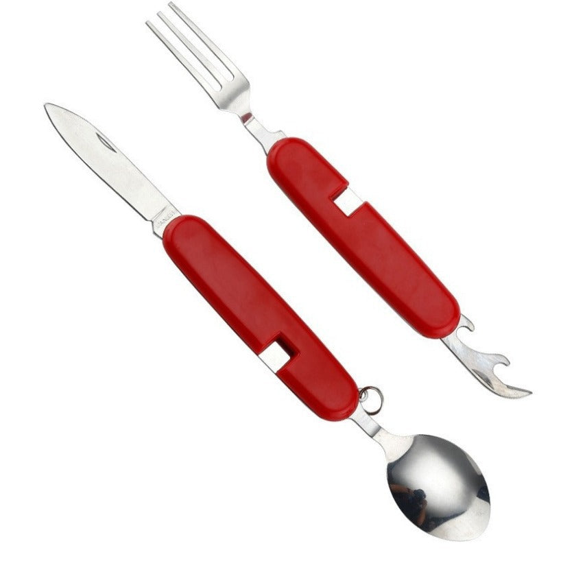 Folding Knife Fork Spoon Combination