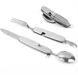 Folding Knife Fork Spoon Combination