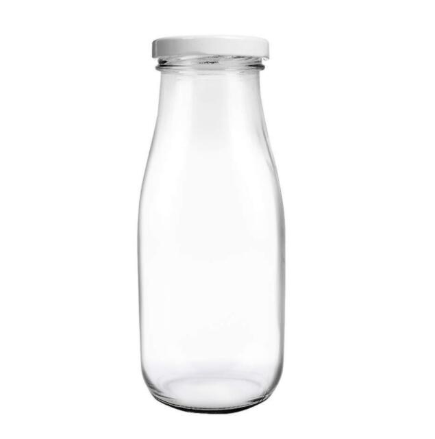 Glass Bottle With Straw