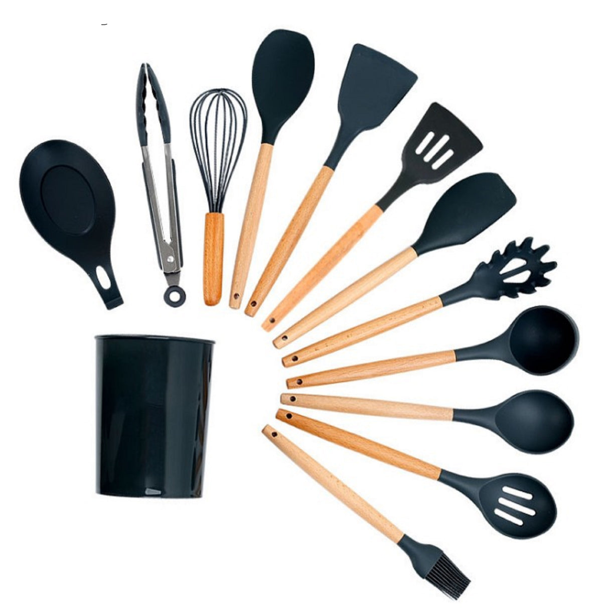 Silicone Cooking Utensils Kitchen Utensil Set