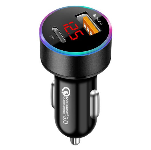 Aluminum Alloy Iphone Fast Car Charger