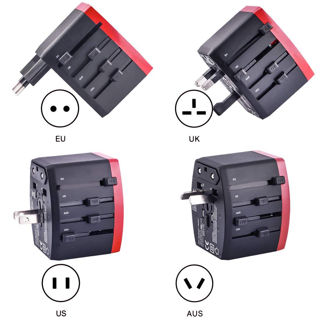 Universal Travel Adapter With Case