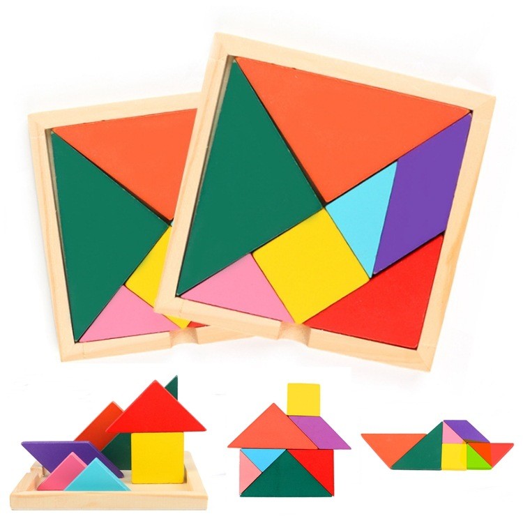 Wooden Tangram Puzzles For Kids