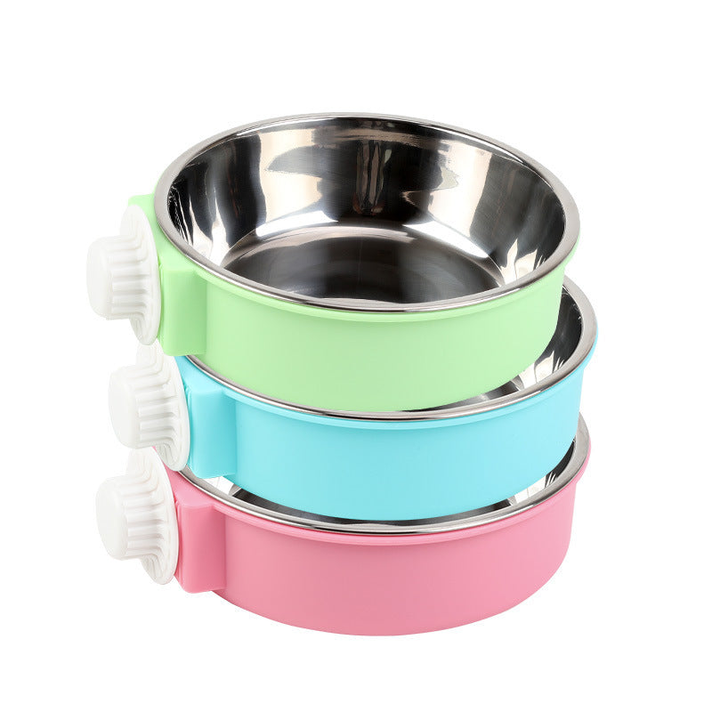 Stainless Steel Hanging Pet Bowl