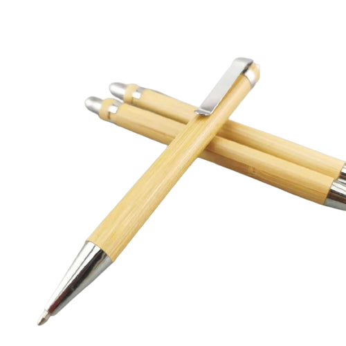 Bamboo Wooden Retractable Ballpoint Pen