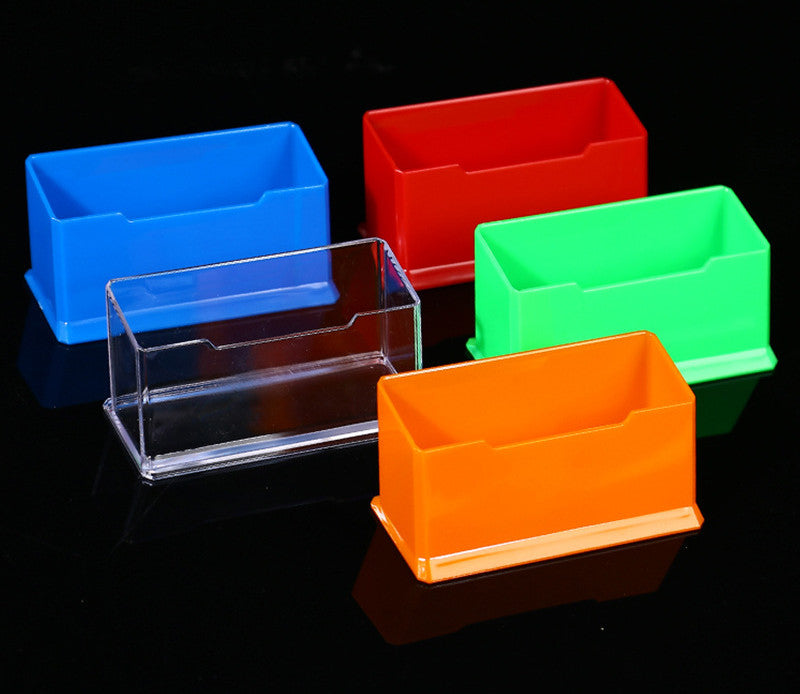 Classic Plastic Business Card Holder