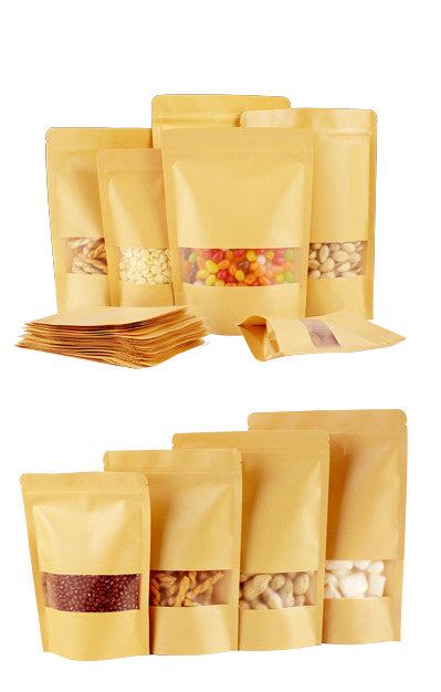 Kraft Bag With Window-28s