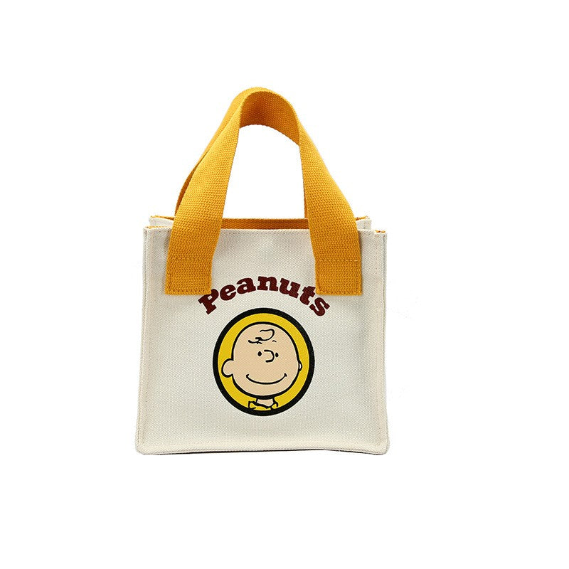 Canvas Tote Bag Lunch Bag