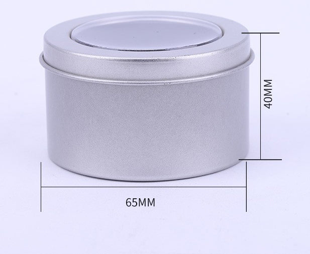 Round Transparent Window Tins