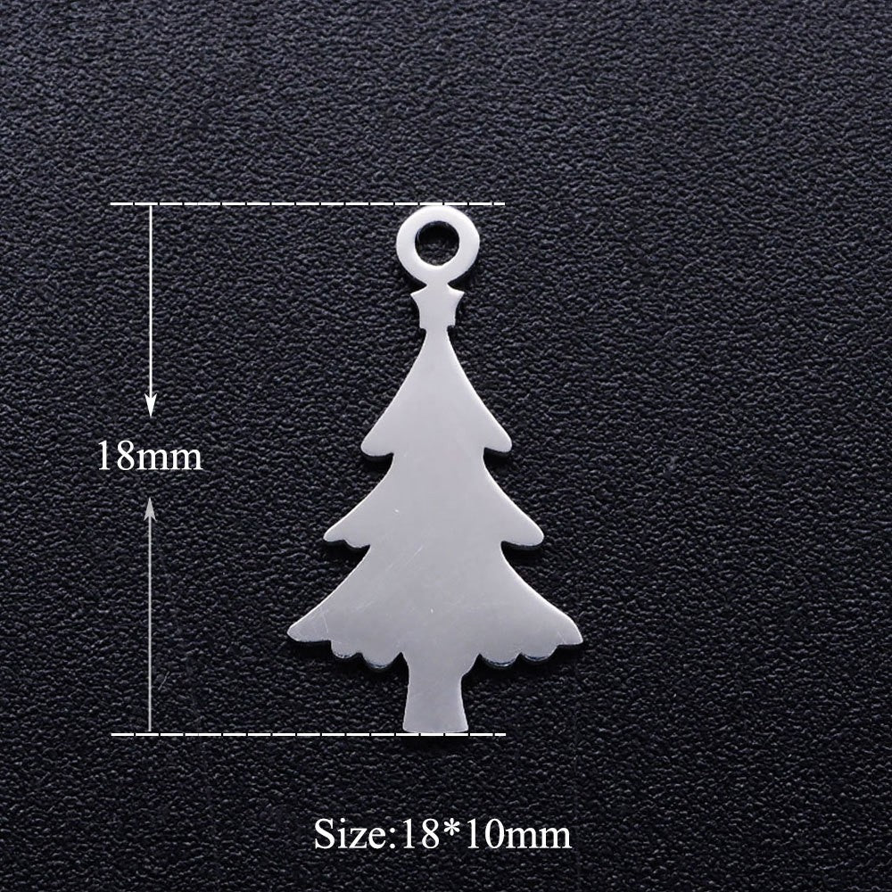 Metal Silver Joyful Tree Ornament