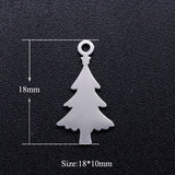 Metal Silver Joyful Tree Ornament