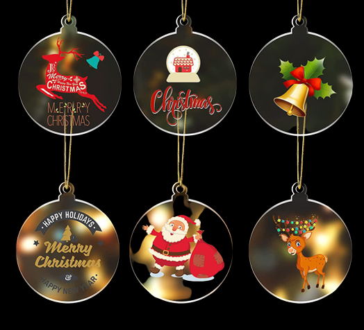 Round Acrylic Ornaments