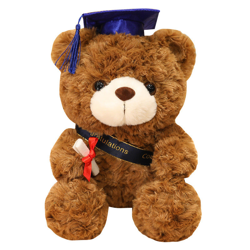 Stuffed Bear With Grad Cap And Tassels