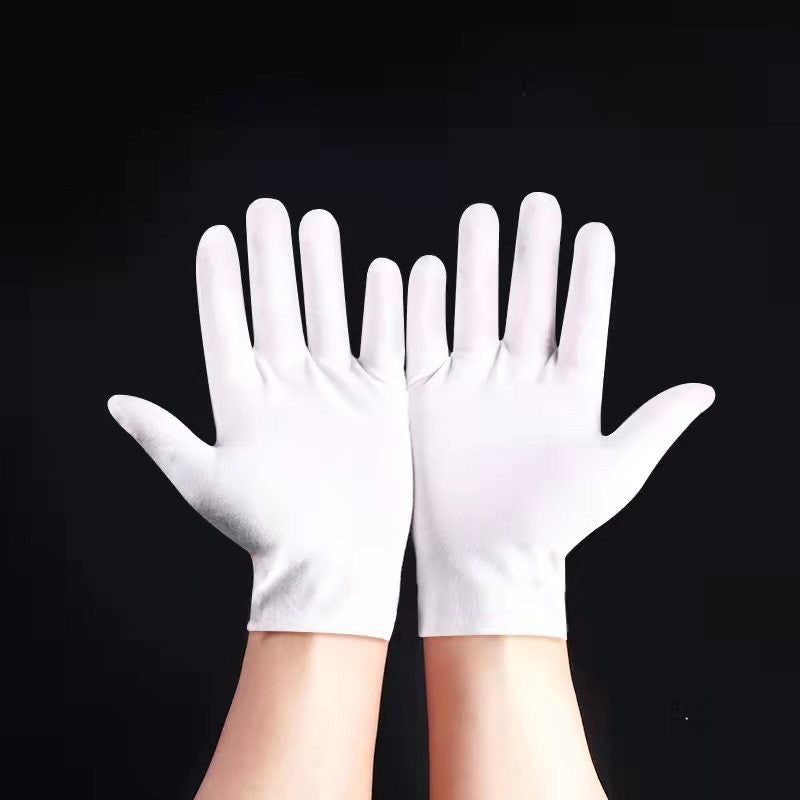 White Cotton Gloves