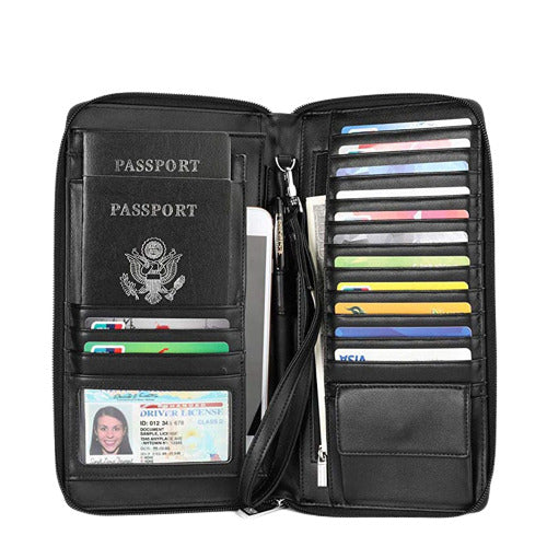 Anti-theft Brush Passport Bag