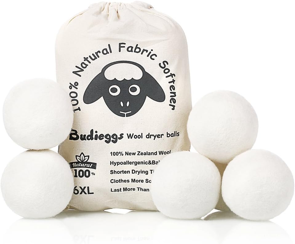 6-pack Wool Dryer Balls With Bag