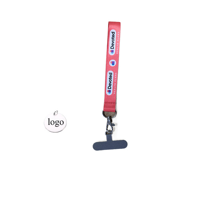 Wrist Lanyard With Round Charm