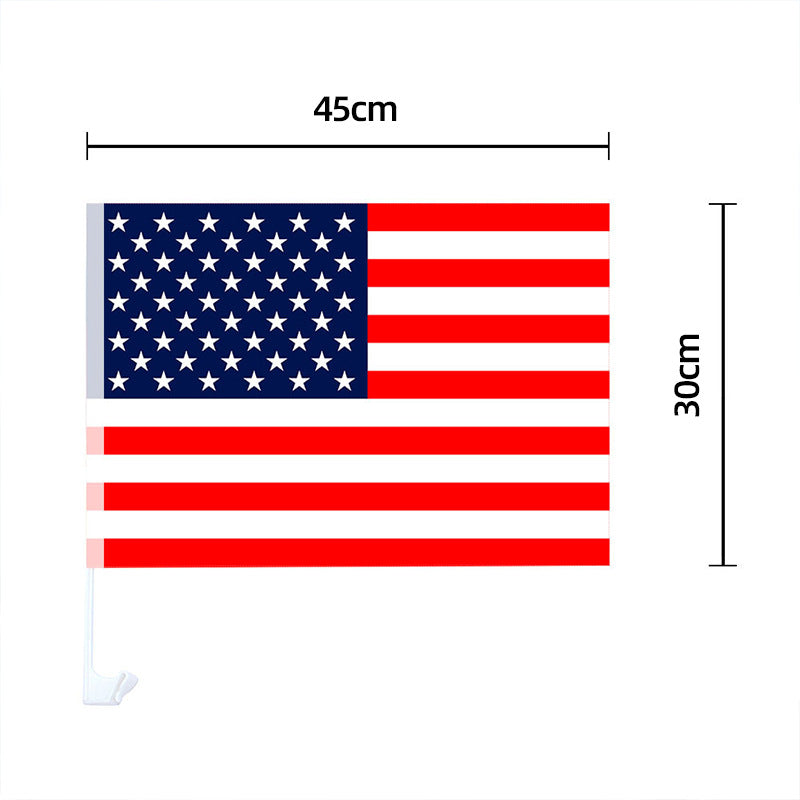 3-layer Double Sides Car Flag