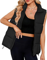 Mid-length Down Cotton Vest