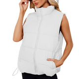 Mid-length Down Cotton Vest