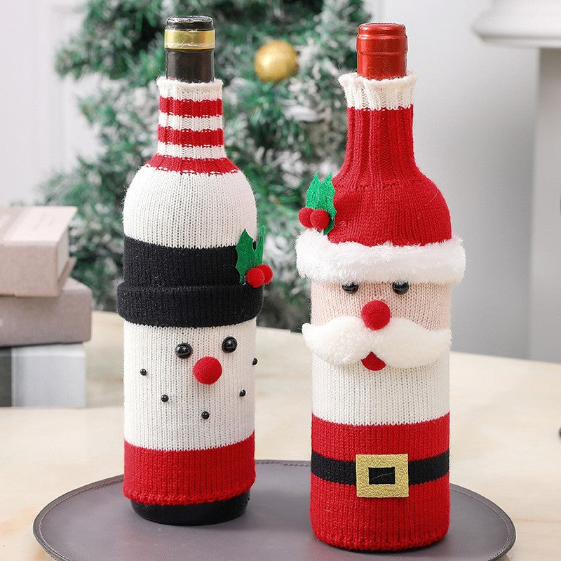 Christmas Wine Bottle Cover