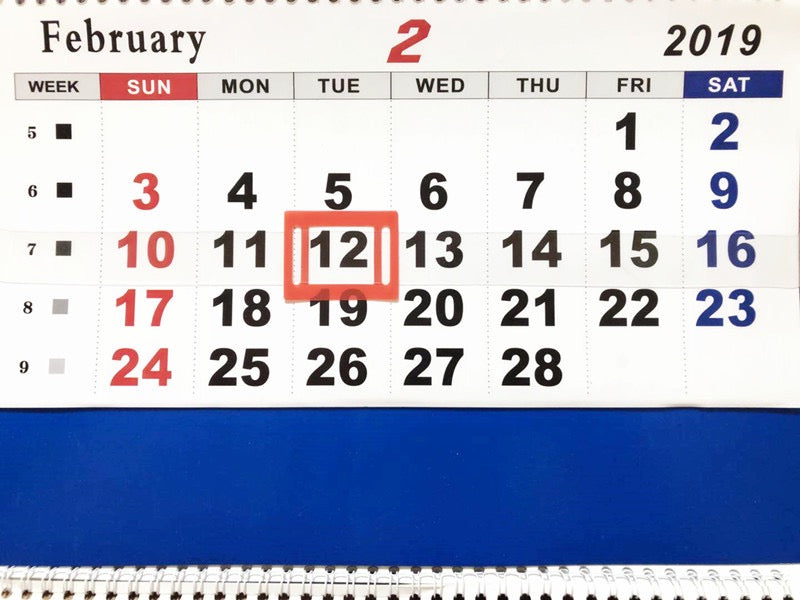 Calendar Date Window Indicator