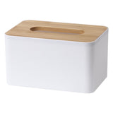Bamboo And Wood Cover Tissue Box