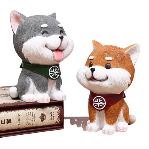 Resin Shiba Inu