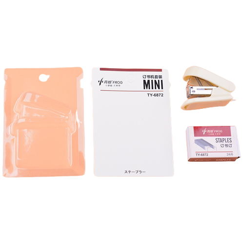 Mini Stapler With Built-in Staple Remover