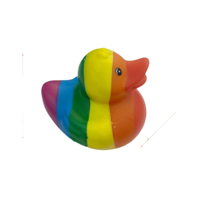 Rainbow Rubber Duck