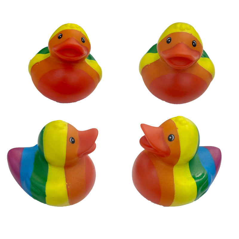 Rainbow Rubber Duck