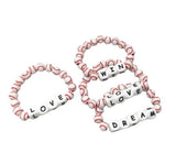 Baseball Letter Bracelet