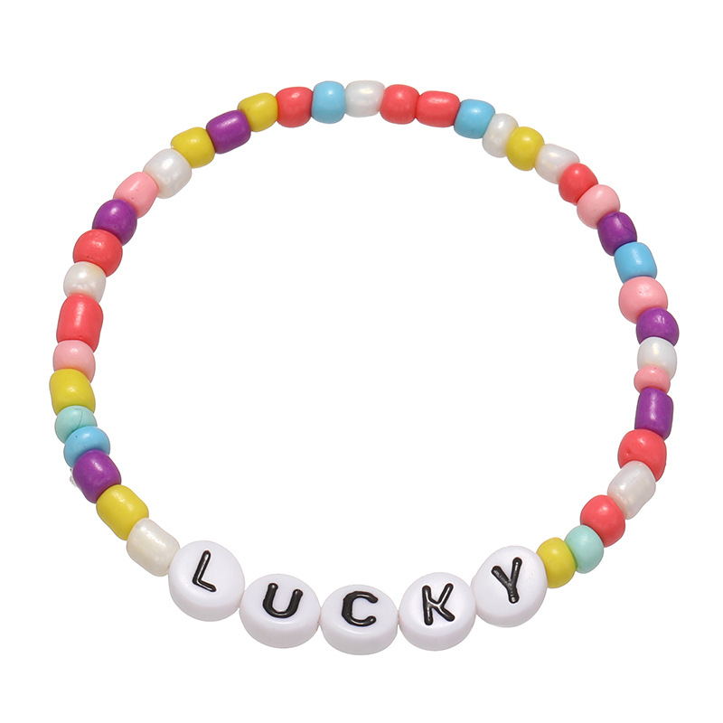 20cm Letter Bead Bracelet