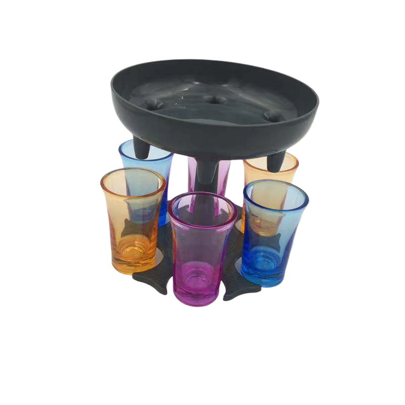 6 Shot Glass Dispenser And Holder