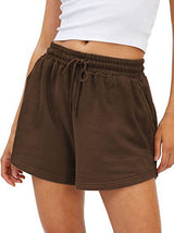 Women High Waisted Sweat Short