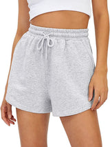 Women High Waisted Sweat Short