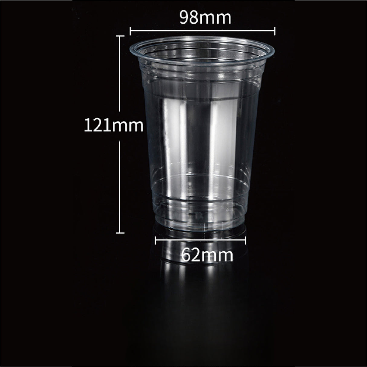 16oz Plastic Cup With Big Hole Lid