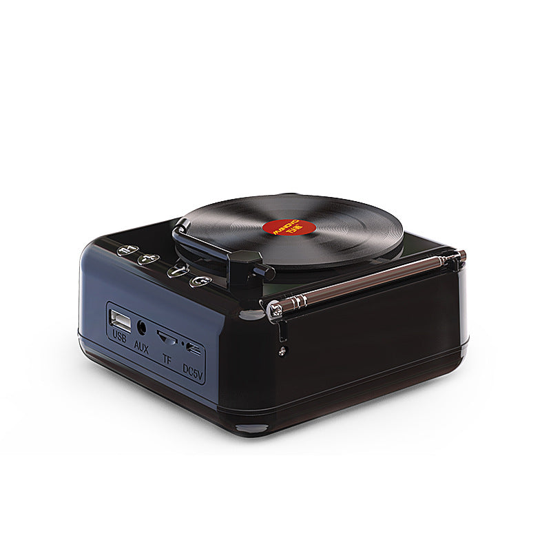 Record Player Shaped Bluetooth Speaker