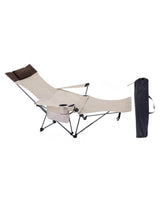 Outdoor Folding Chair With Footrest