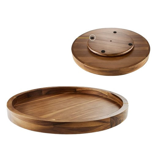 Wooden Rotating Tray