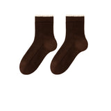 Mulberry Silk Wool Mid Tube Socks