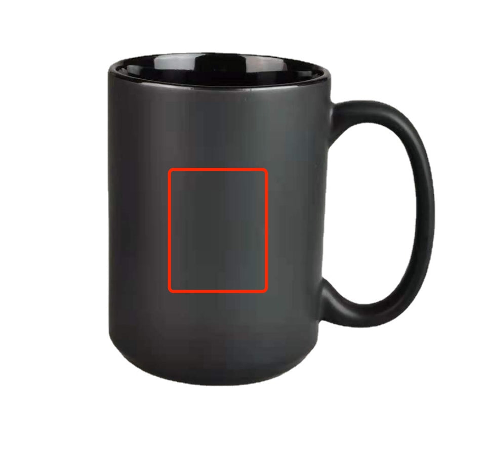 15oz Matte Black Mug